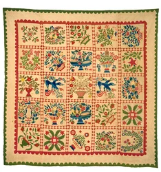 Baltimore Album Quilt, ca. 1840er